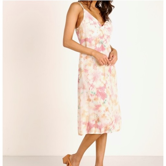 Auguste the Label Lumi Keepsake Midi Dress Off White Tie Dye - Picture 2 of 4